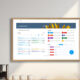 turn your tablet into a family nerve center with an aluminum calendar stand