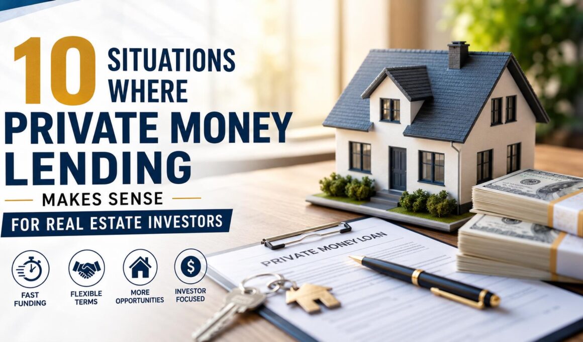 10 Situations Where Private Money Lending Makes Sense for Real Estate Investors