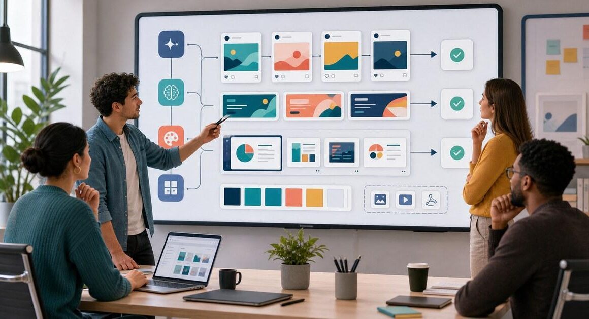 How AI Design Tools Speed Up Social Ad and Presentation Creative