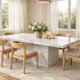 How to Style a Dining Room with Marble Furniture