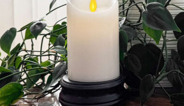 Are Candles Bad for You and Is a Flameless Pillar Candle a Safer Alternative