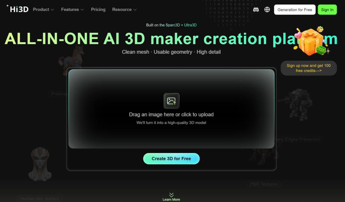 Hi3D V3.0 Redefining AI 3D Creation from Digital Inspiration to Physical Innovation