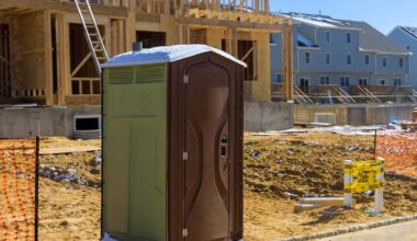 Portable Toilet Placement Strategies for New Home Construction