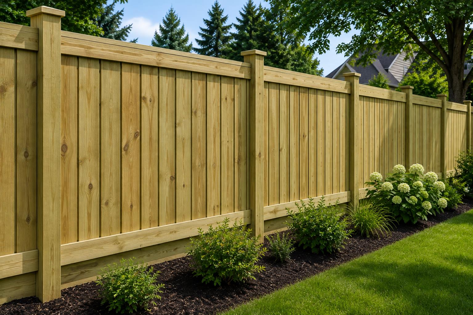 Pressure Treated or Cedar Fence 2