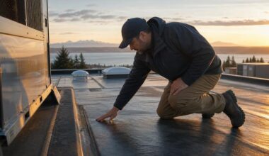 The Commercial Low Slope Roof Care Plan Small Checks That Prevent Big Disruptions