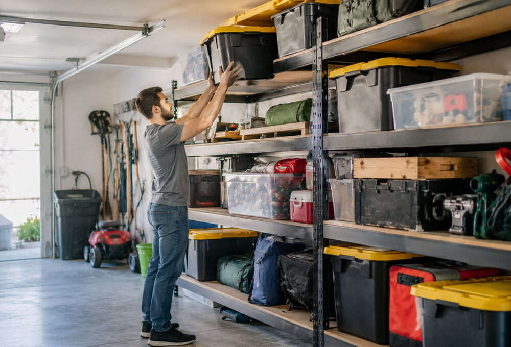 How to Create More Storage Space With Warehouse Style Garage Shelving