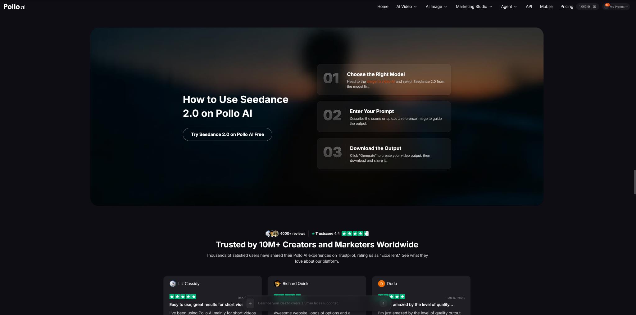 How to Create Product Launch Videos from Product Photos with Seedance 2.0 on Pollo AI 3
