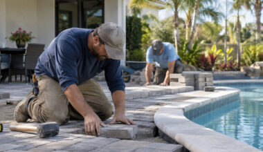 Transforming Outdoor Areas With Durable Pool Deck Paver Installation